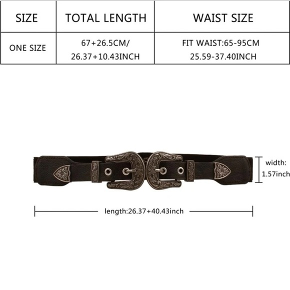 Black Western Belt main image 4